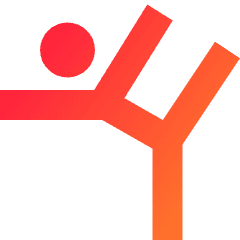 Gymnastics Icon from Sharp Gradient Set