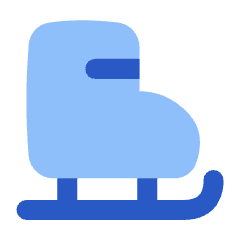 Ice Skating Icon from Plump Flat Set