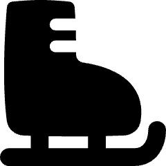 Ice Skating Icon from Flex Solid Set