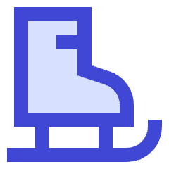 Ice Skating Icon from Sharp Duo Set