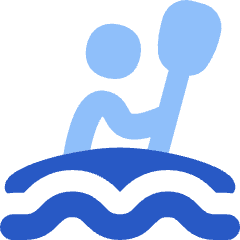 Kayaking Icon from Flex Flat Set