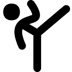 Martial Arts Icon from Flex Solid Set