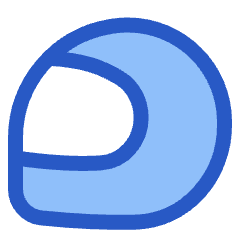 Motorsports Helmet Icon from Plump Duo Set