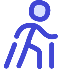 Nordic Walking Icon from Flex Duo Set