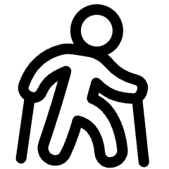 Nordic Walking Icon from Plump Line Set