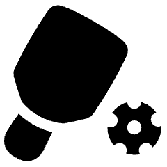 Pickleball Icon from Plump Solid Set