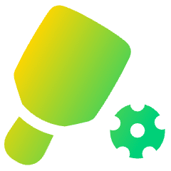 Pickleball Icon from Plump Gradient Set