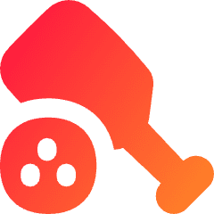 Pickleball Icon from Flex Gradient Set