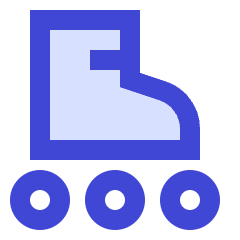 Roller Skating Icon from Sharp Duo Set