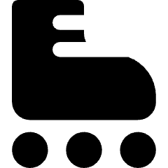 Roller Skating Icon from Core Solid Set