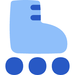 Roller Skating Icon from Flex Flat Set