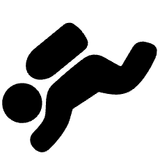 Scuba Diving Icon from Plump Solid Set