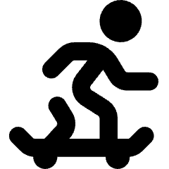 Skateboarding Icon from Core Solid Set