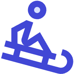 Sledding Icon from Sharp Duo Set