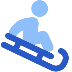 Sledding Icon from Plump Flat Set