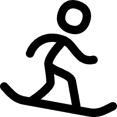 Snowboarding Icon from Flex Line Set