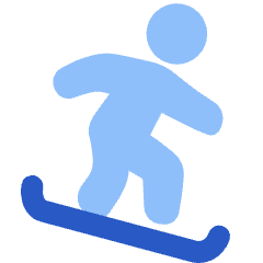 Snowboarding Icon from Plump Flat Set