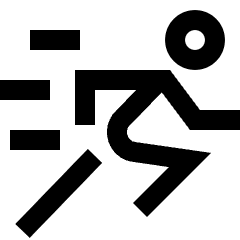 Sprint Icon from Sharp Line Set