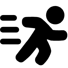 Sprint Icon from Plump Solid Set