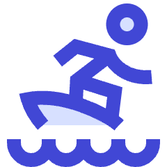 Surfing Icon from Sharp Duo Set