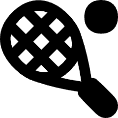 Tennis Rackets Icon from Flex Remix Set