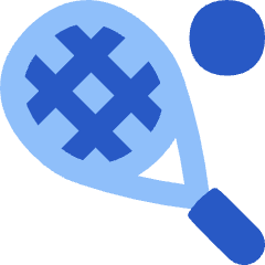 Tennis Rackets Icon from Flex Flat Set