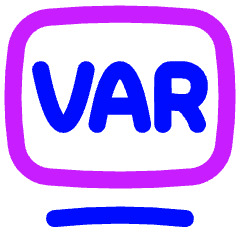 Var Football Rule Icon from Flex Neon Set