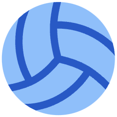 Volleyball Icon from Plump Flat Set