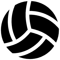 Volleyball Icon from Plump Solid Set