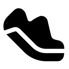 Walking Steps Icon from Plump Solid Set