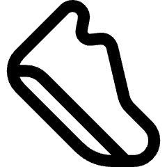 Walking Steps Icon from Core Line Set