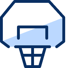 Basketball Backboard Icon from Cyber Duotone Set