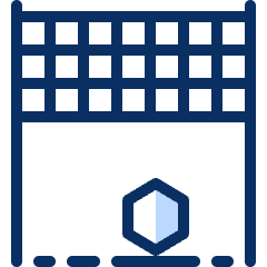 Beach Volleyball Icon from Cyber Duotone Set