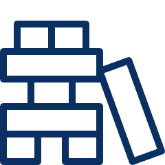 Block Stacking Icon from Cyber Line Set