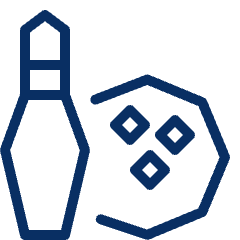 Bowling Icon from Cyber Line Set
