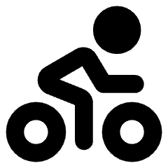 Cycling Icon from Core Solid Set