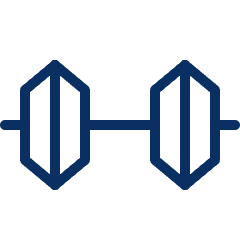 Dumbbell 1 Icon from Cyber Line Set