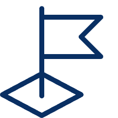 Golf Flag Icon from Cyber Line Set