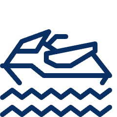 Jet Ski Icon from Cyber Line Set