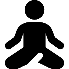 Meditation Icon from Core Solid Set