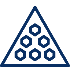 Pool Triangle Icon from Cyber Line Set