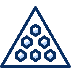 Pool Triangle Icon from Cyber Duotone Set