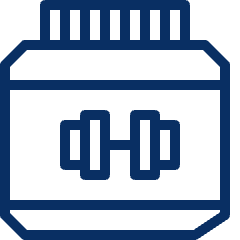 Protein Powders Icon from Cyber Line Set