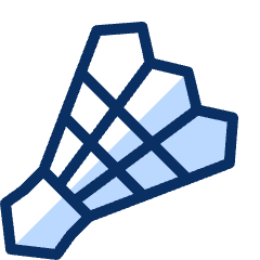 Shuttlecock Icon from Cyber Duotone Set