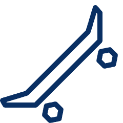 Skateboard Icon from Cyber Line Set