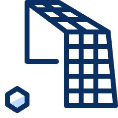 Soccer Goal Icon from Cyber Duotone Set