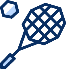 Tennis Icon from Cyber Duotone Set