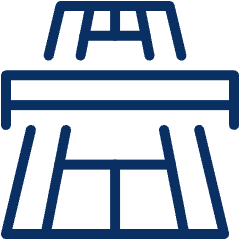 Tennis Court Icon from Cyber Line Set