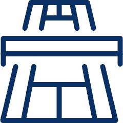 Tennis Court Icon from Cyber Duotone Set