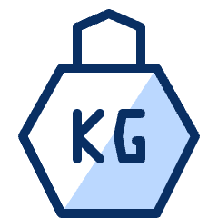 Weight Training Icon from Cyber Duotone Set